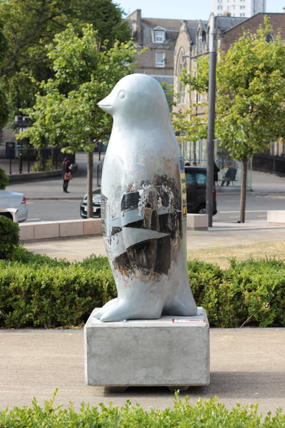 Journalism, Maggie's Penguin Parade, Martin Hill, Dundee